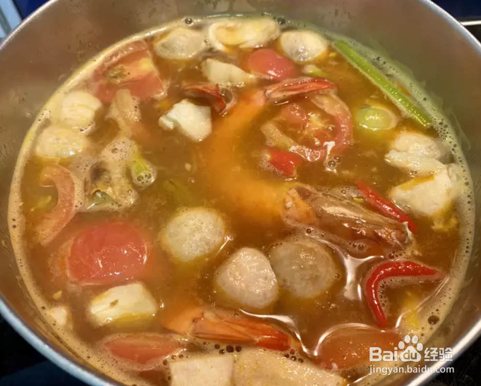 过年菜 泰式酸辣虾汤