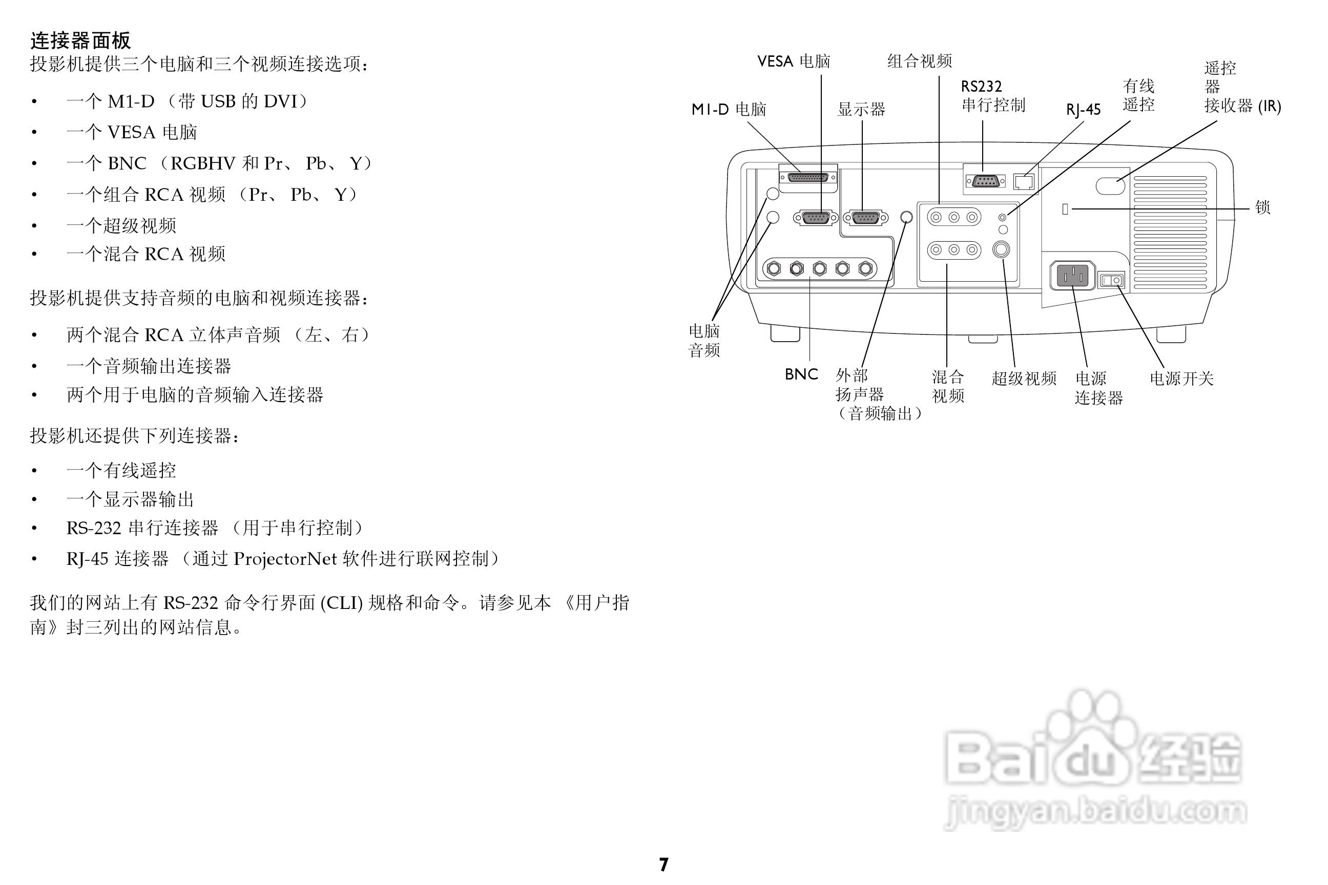 富可视 LP840投影机说明书:[1]