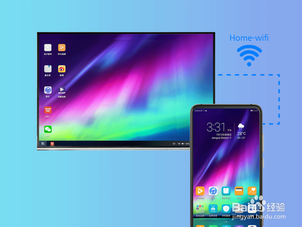 荣耀Note10 | 3步教您分享手机屏幕到大屏