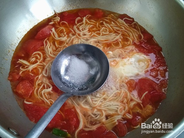 番茄鸡蛋面汤