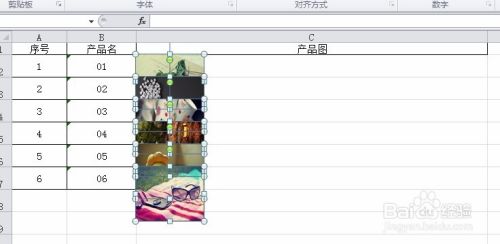 excel如何批量插入产品名称和图片