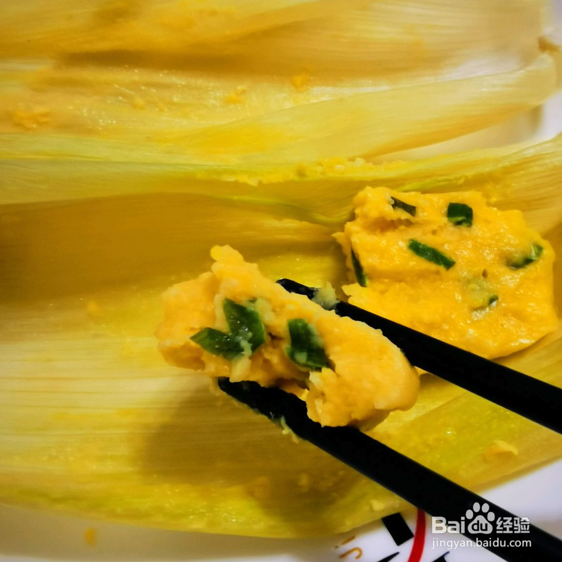 清香玉米粑粑的做法