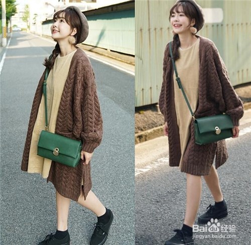 毛衣裙怎么搭配？