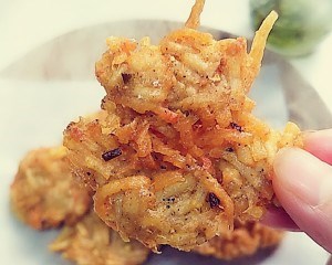 怎么制作街头小吃炸藕海？