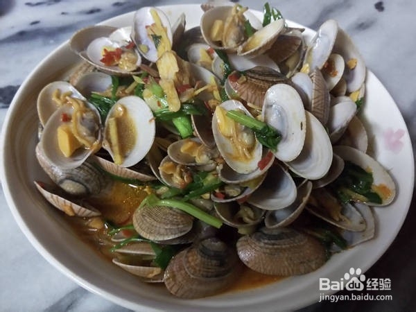 简单制作葱姜炒花甲？