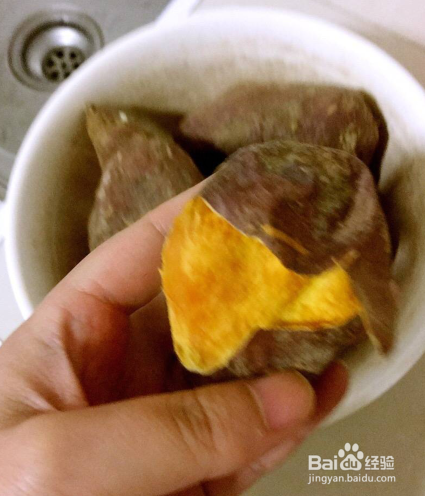 微波炉烤红薯