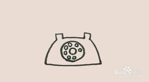 "电话"简笔画怎么画?