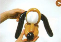 魔法气球造型系列之精品气球小狗