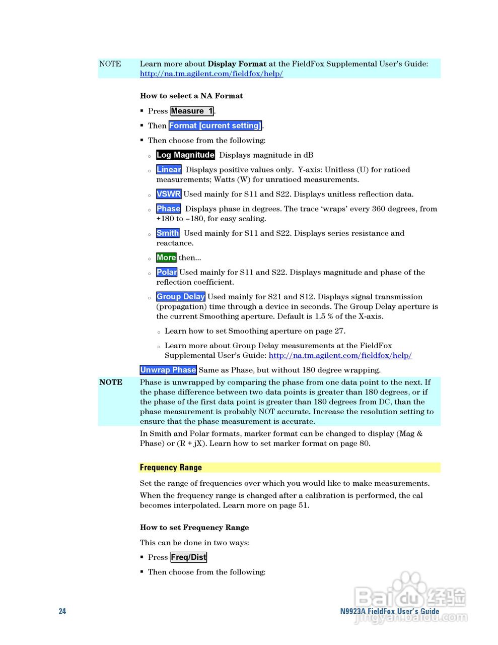N9923A型Fieldfox手持式RF向量网路分析仪操作手册:[3]