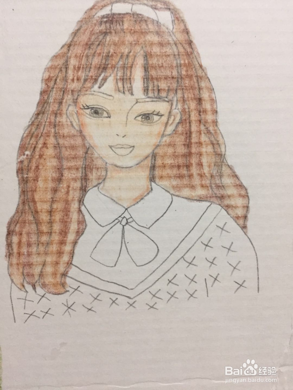 插画教程之美丽的女孩