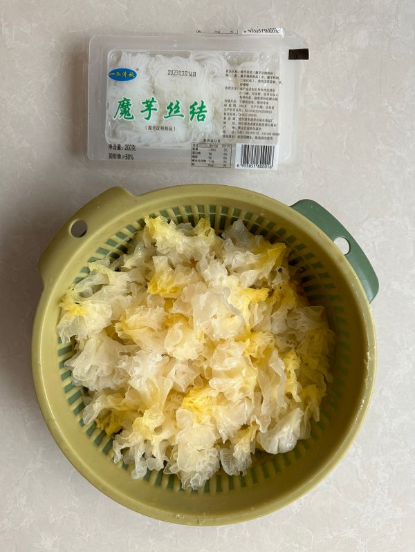 减脂凉拌银耳魔芋丝