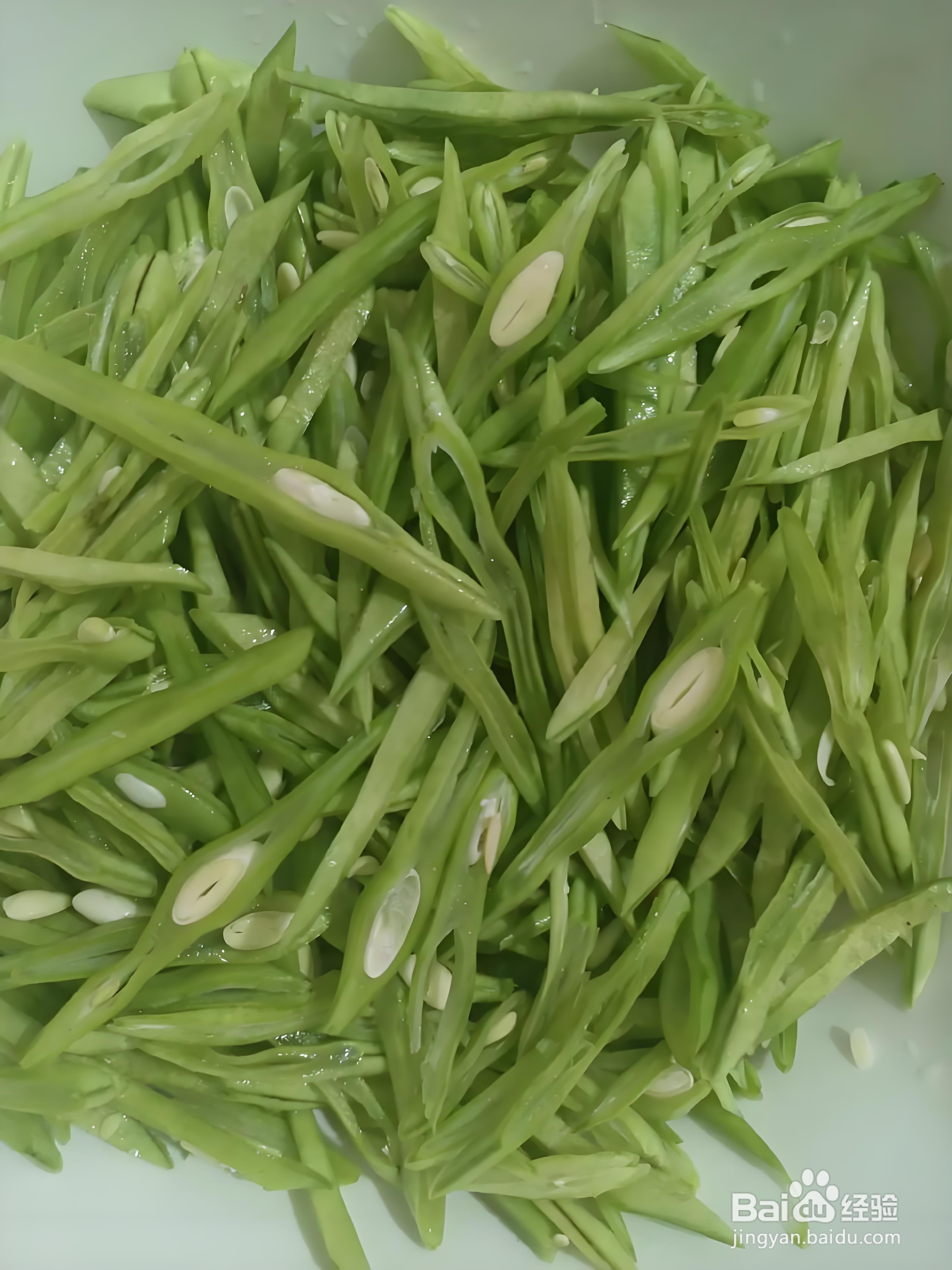 家常扁豆肉丝做法