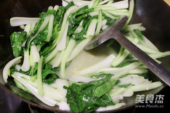 蒜蓉腐乳小白菜