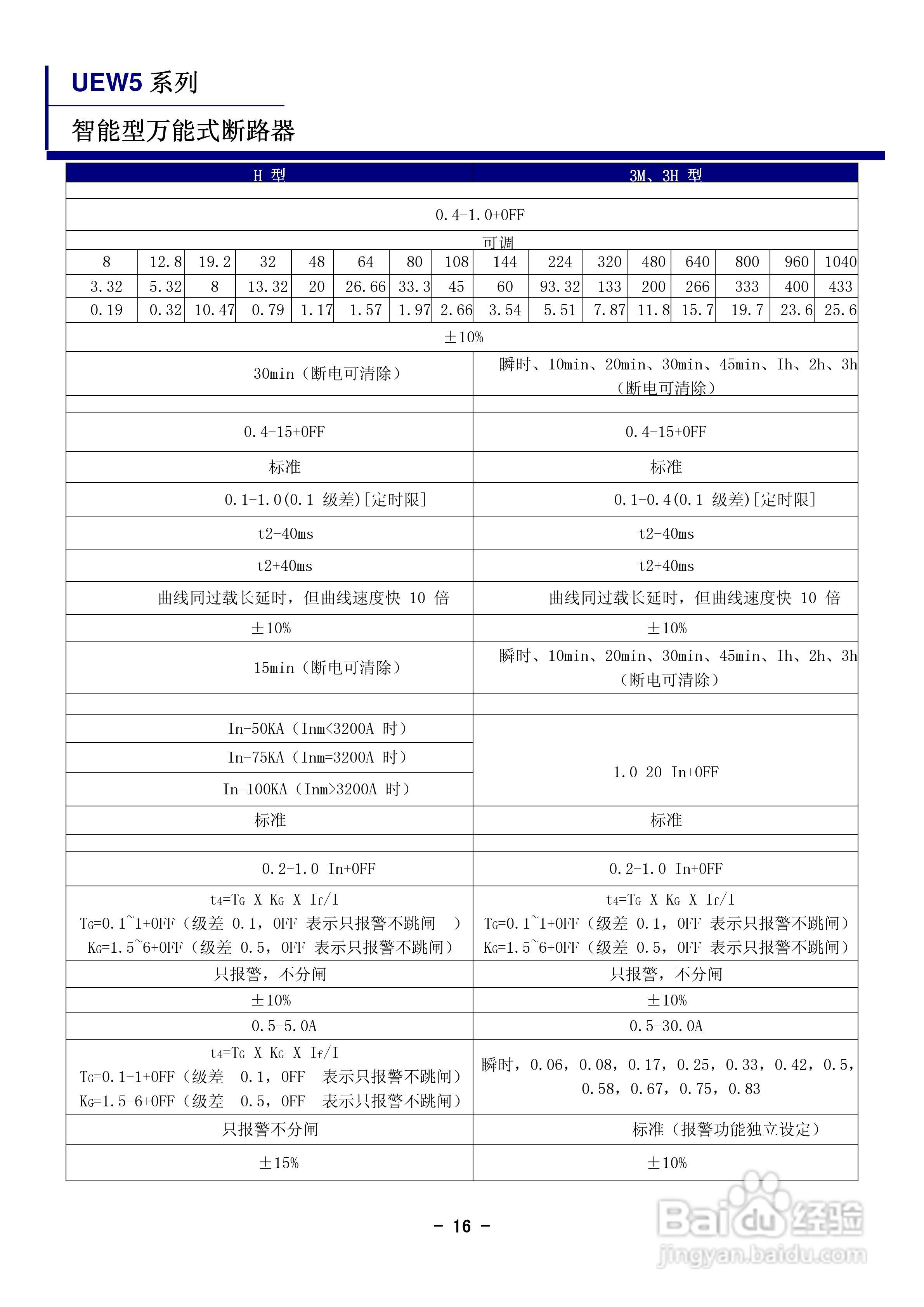 宏美UEW5智能型万能式断器说明书:[2]