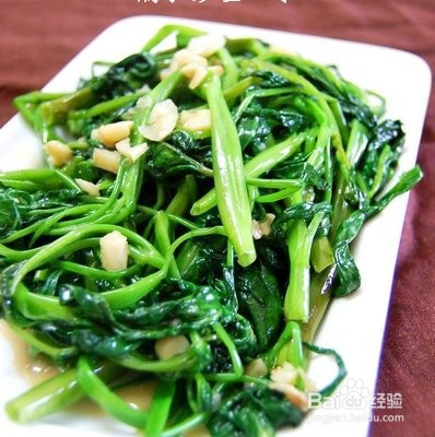 炒空心菜的方法