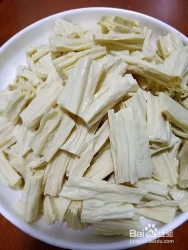 长豆角炒腐竹