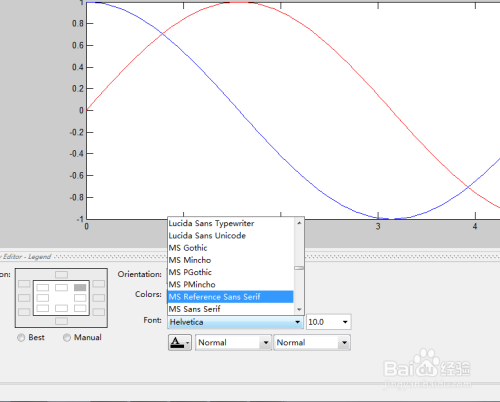 Matlab怎么设置legend字体的格式？