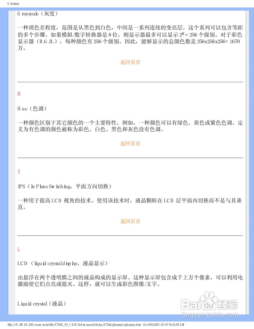 飞利浦170S6FB/93液晶显示器使用说明书:[3]