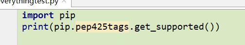 python3.6(pycharm)中如何查看pip安装whl包版本