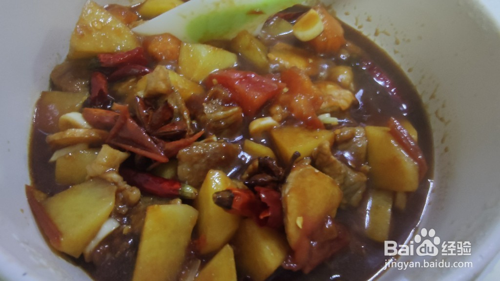 西红柿土豆烧牛腩