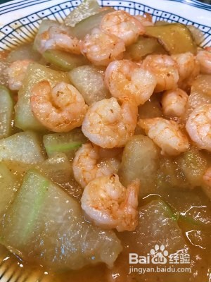 下饭菜虾仁烧冬瓜