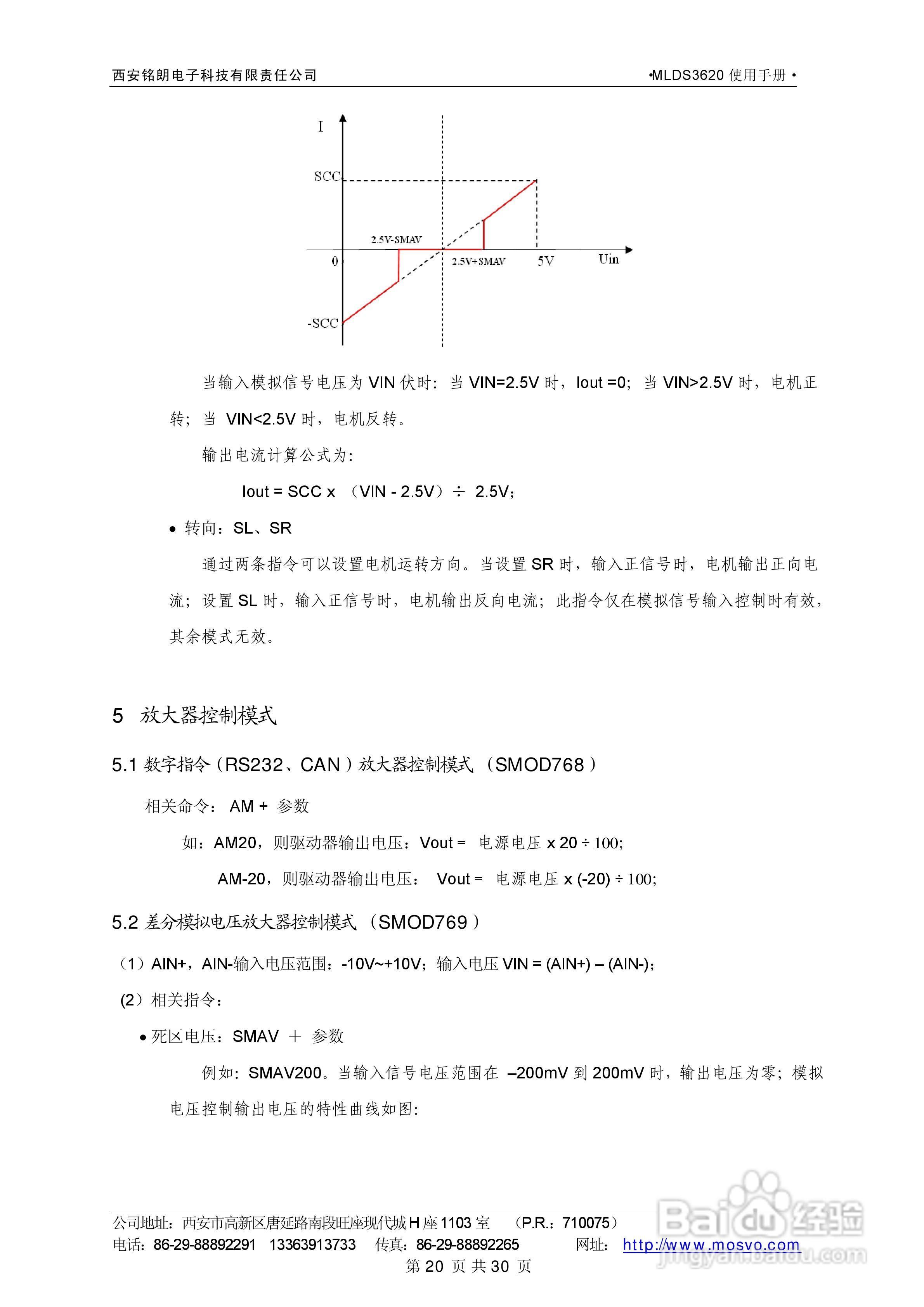 铭朗科技MLDS3620直流伺服驱动器说明书:[3]