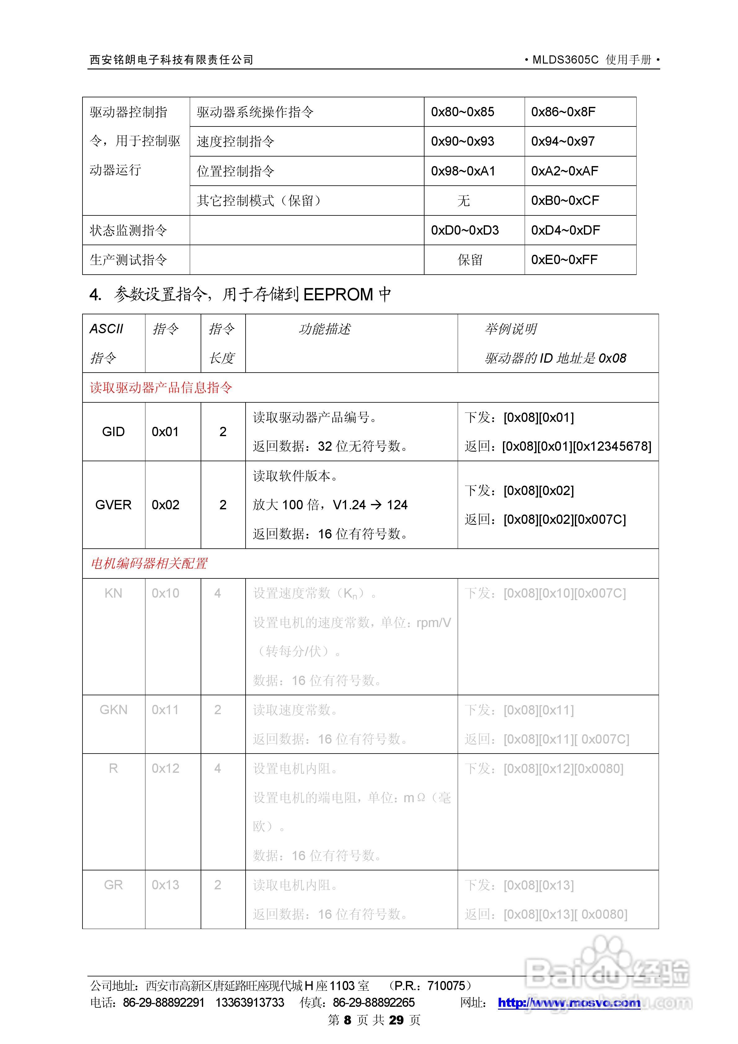 铭朗科技MLDS3605C直流伺服驱动器说明书:[1]