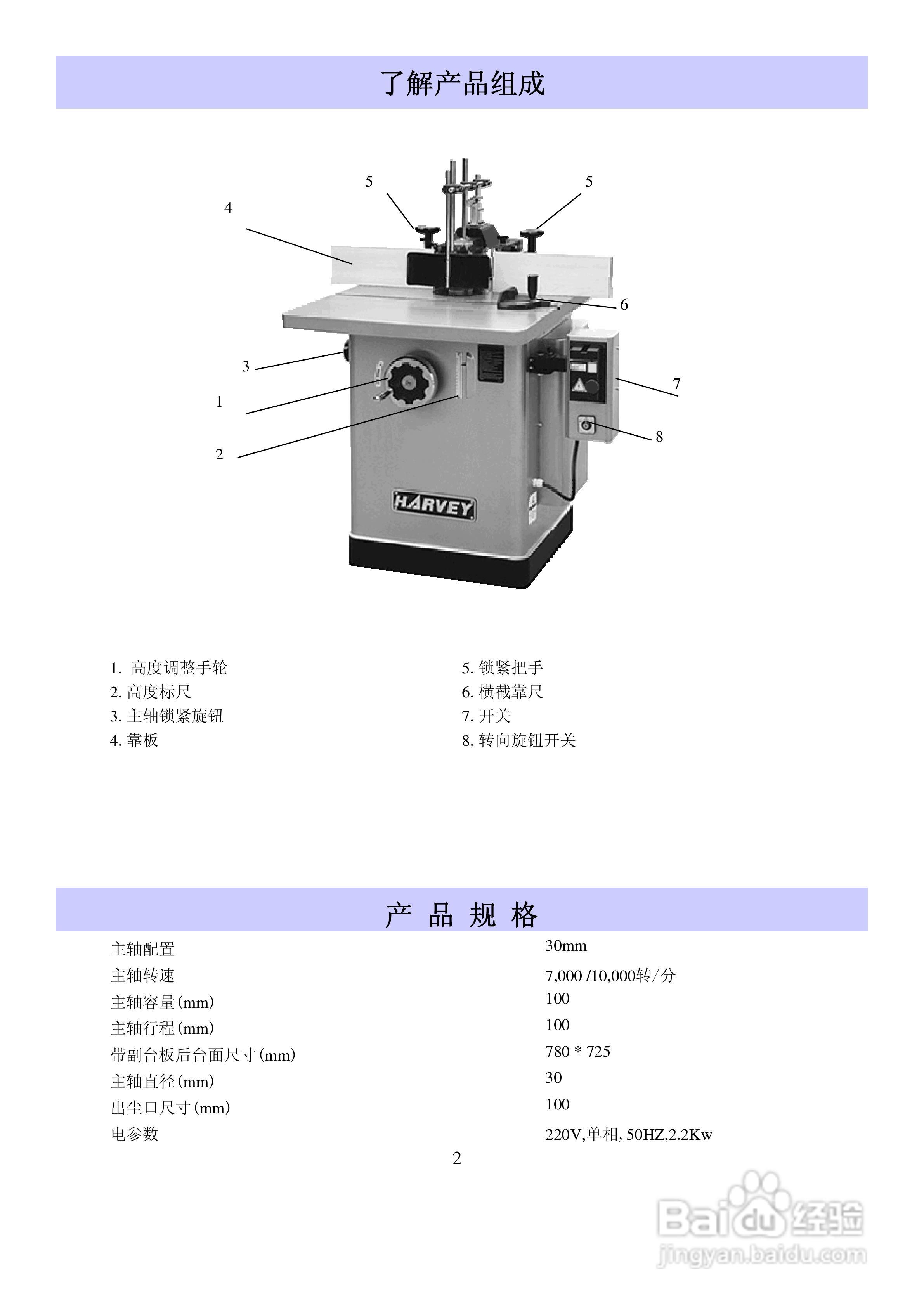 海威HW303E精密立铣操作说明书:[1]