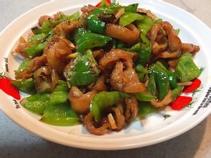 自制美味尖椒肥肠