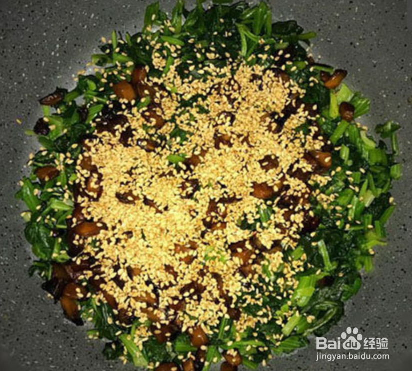 在家也能做出色香味俱全的凉拌菠菜