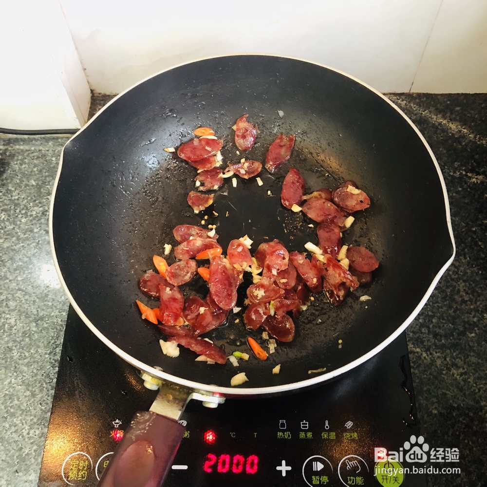 赞不绝口的蒜薹炒腊肠