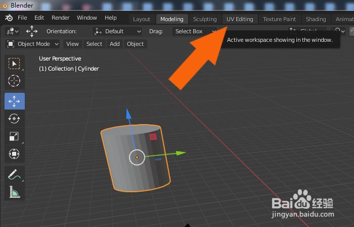 Blender软件中如何制作UV展开透明贴图-百度经验