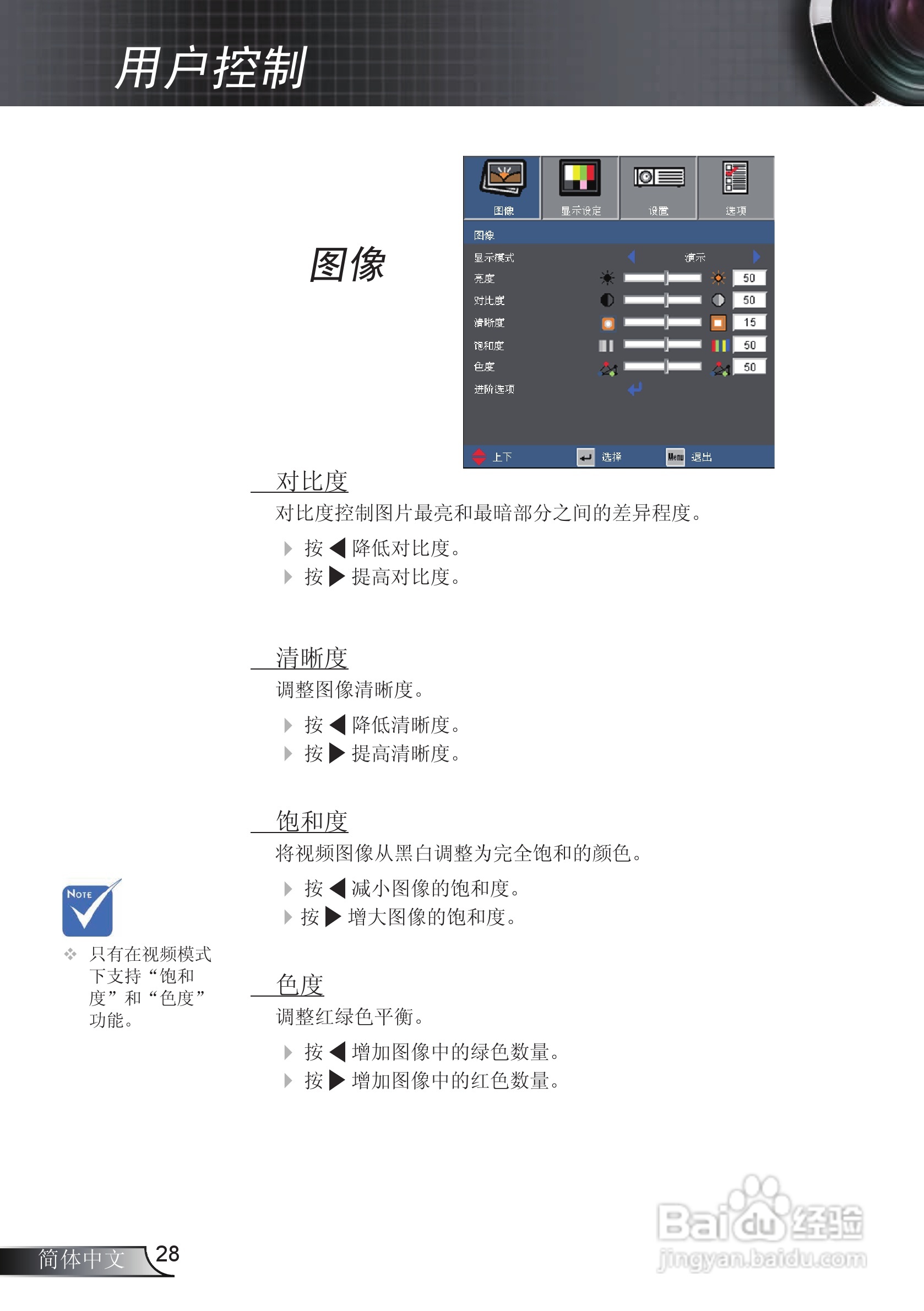 Optoma奥图码EX615投影机使用说明书:[3]