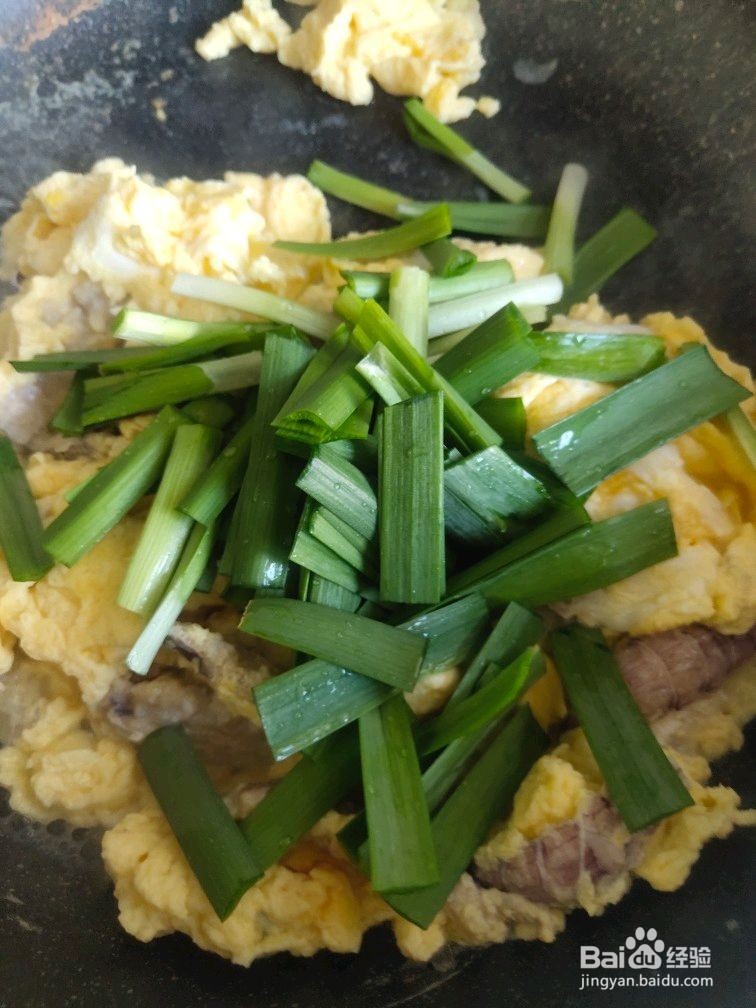 皮皮虾肉爆鸡蛋怎么做