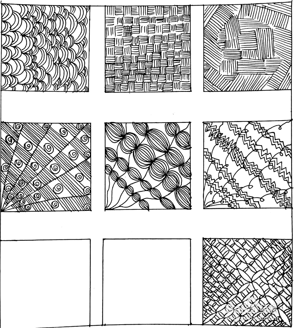绘画入门基础:线条图案练习方法