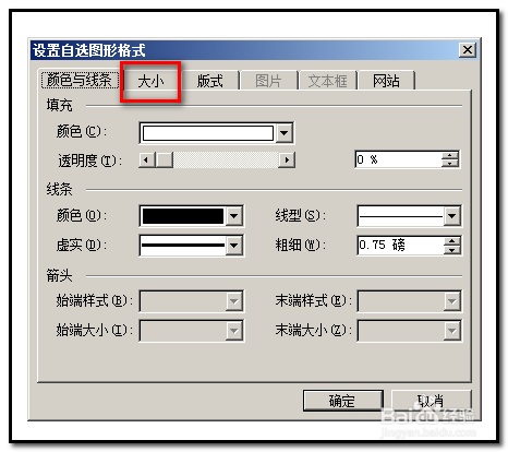 在word文档中画图时如何自定义尺寸