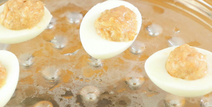 好吃的虾肉鸡蛋杯