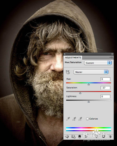 photoshop快速制作HDR效果人像图片