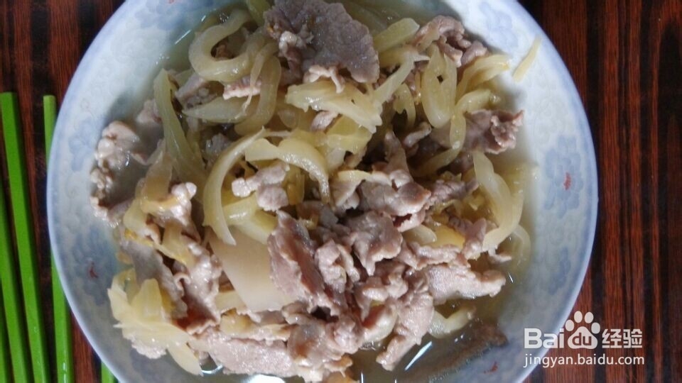 酸菜,咸菜炒瘦肉