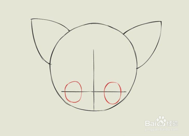 如何画一个动画猫女孩