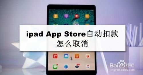 Ipad App Store自动扣款怎么取消 百度经验