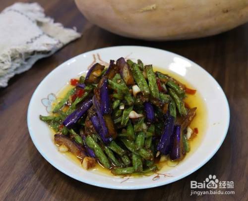豆角炒茄子的做法