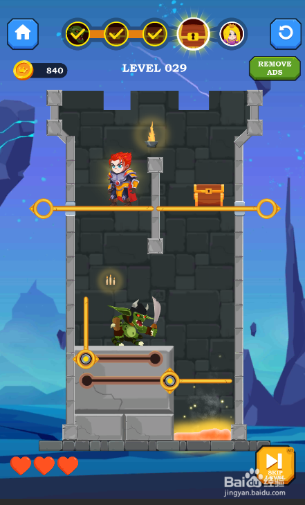 Hero Rescue Online的LEVEL 029如何通关？