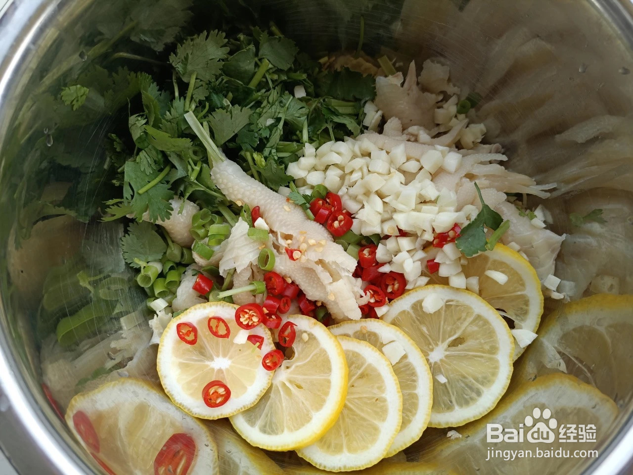 网红酸辣柠檬凤爪的做法