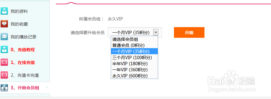 会员充值VIP教程