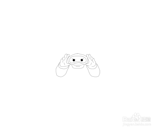 儿童抗击疫情简笔画如何画