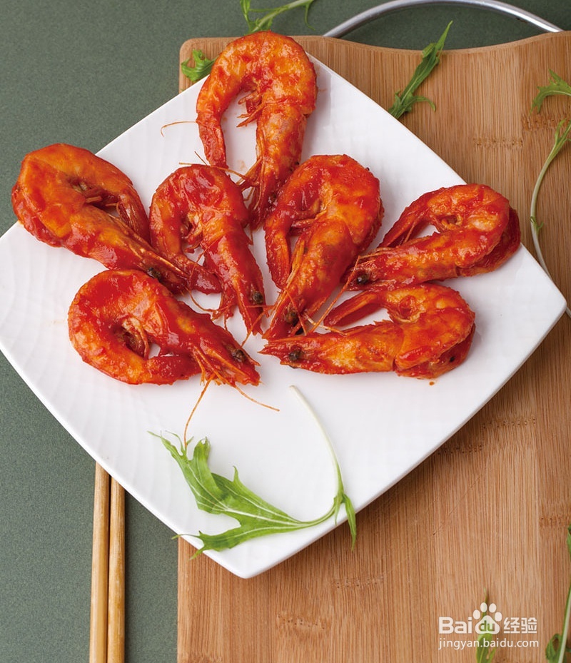 吃货美食-茄汁大明虾!