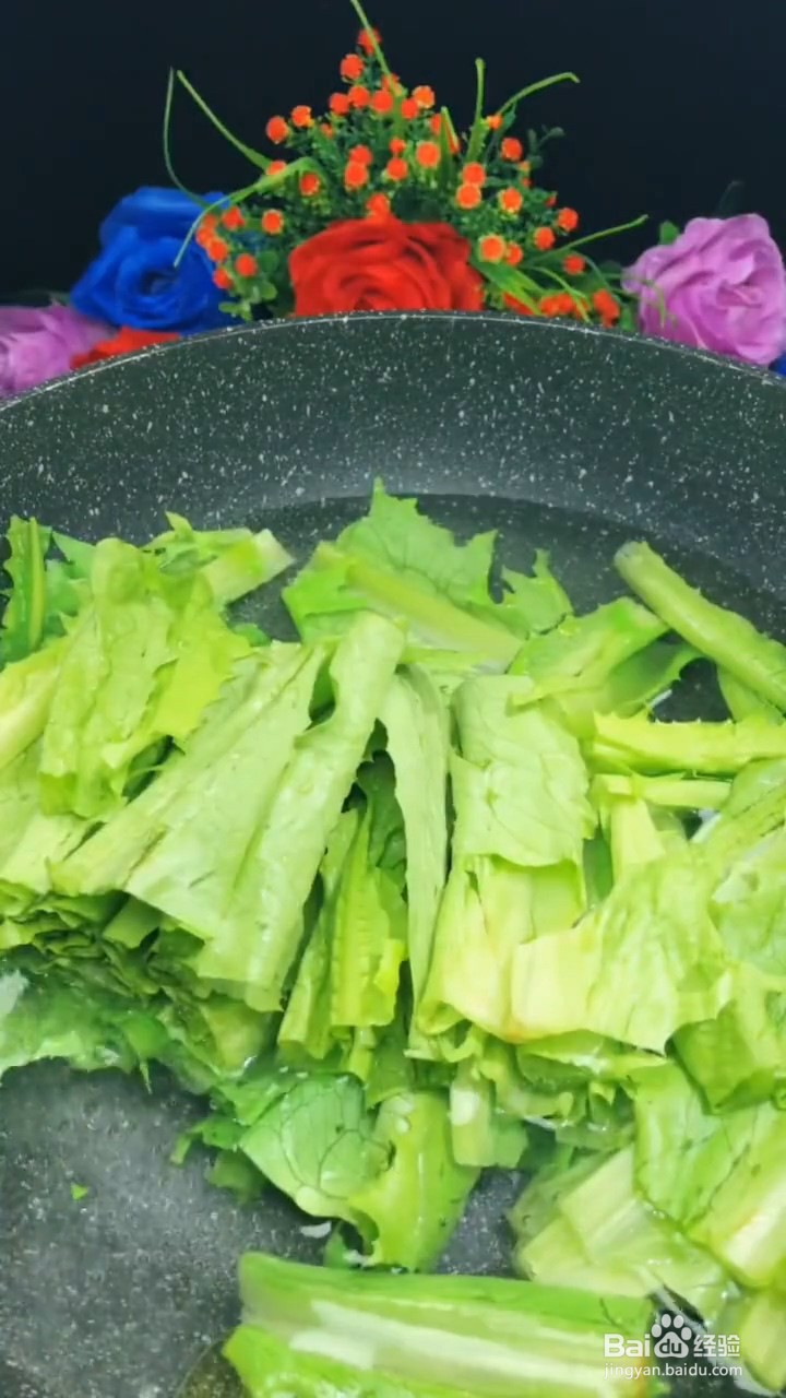 超级好吃下饭的蒜蓉油麦菜怎样做