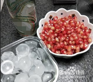石榴气泡水怎么做