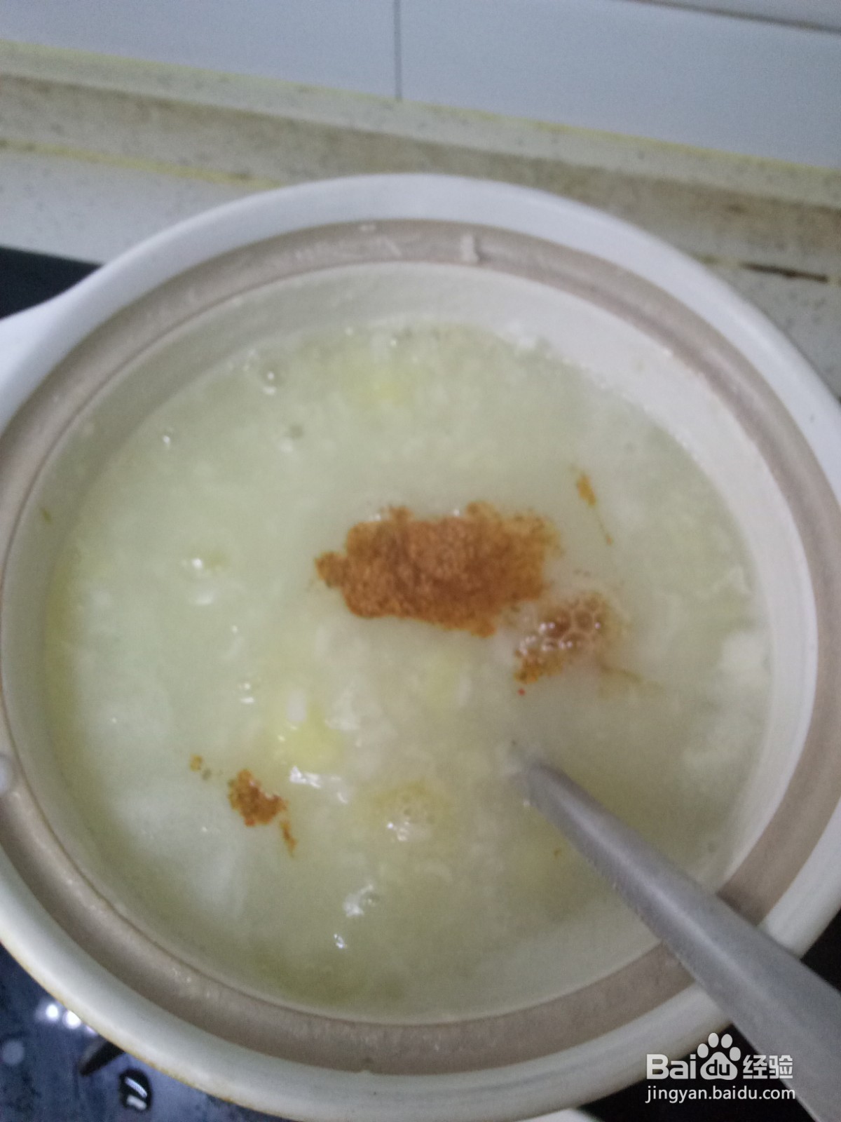 土豆泥葱花咸粥